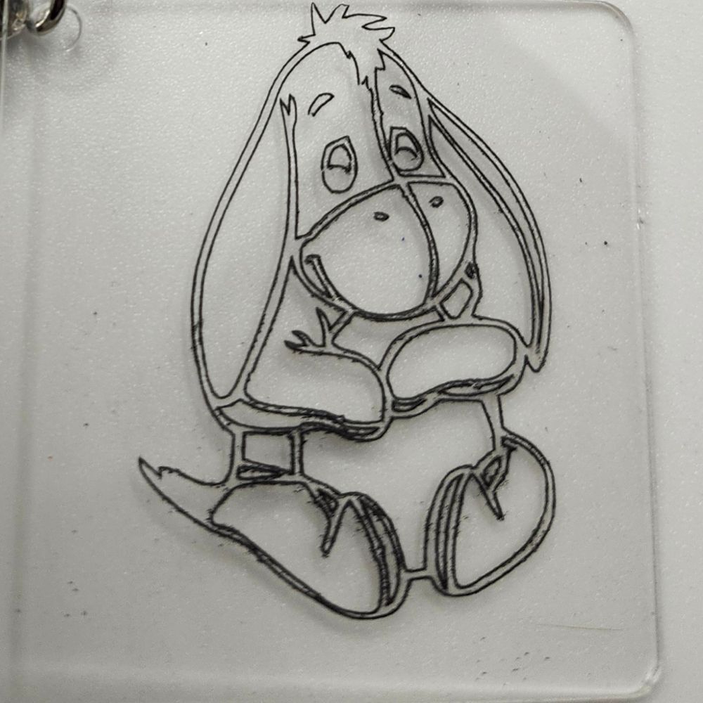 Hand Crafted Keychain Donkey Maroon Silver Bag Charm,  Zipper Pull with Tassel